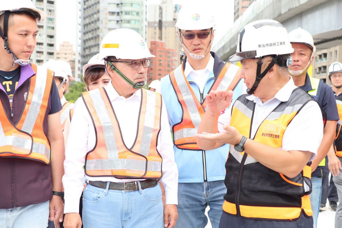淡北道路工程微幅超前　侯友宜拚118年6月通車