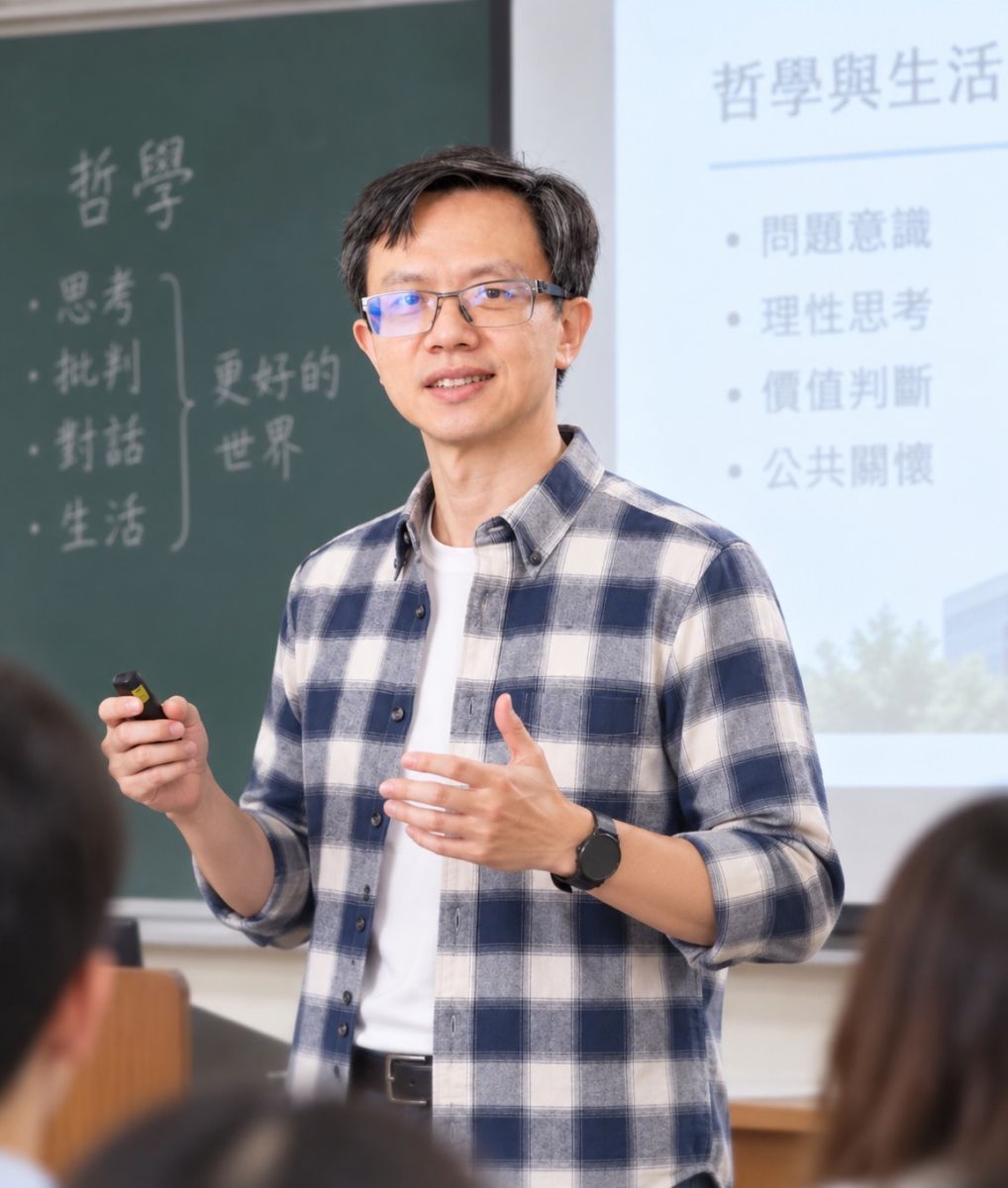 圖/東海推廣處處長許書銘指出,李驥的人生本身,就是跨界與終身學習的實踐,這也是東海邀請其擔任創意總監的重要原因。(東海大學提供)