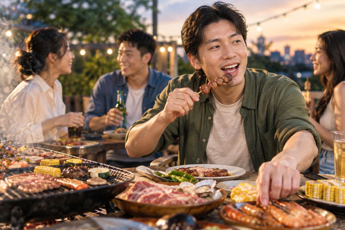 中秋烤肉怕發胖？ 京都堂周醫師解析老饕體質與健康烤肉333原則
