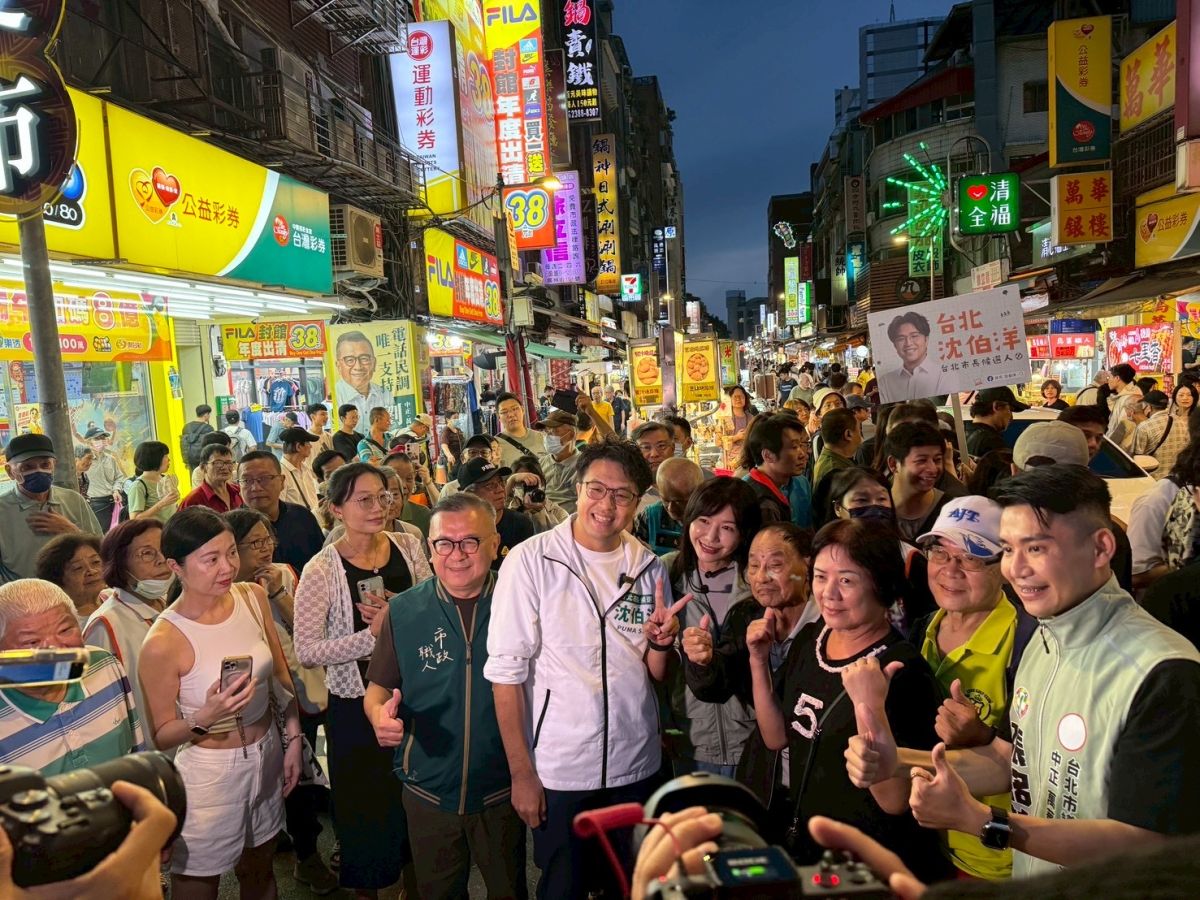 沈伯洋夜市造勢掀話題　張銘祐批蔣萬安市政不能做秀
