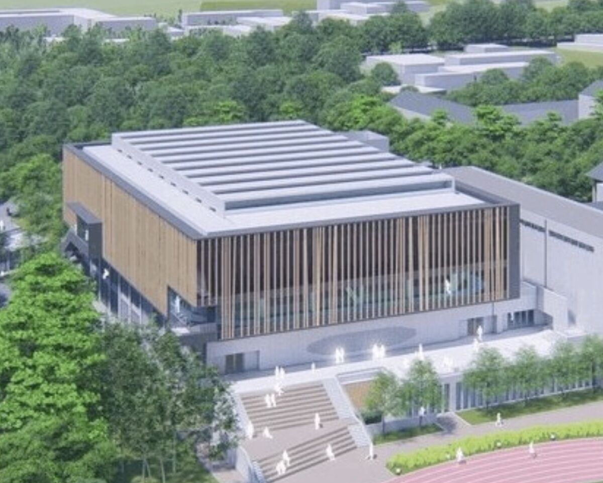 圖/期望這座凝聚校友心力的運動館,持續連結教學、競技與校園生活。(東海大學提供)