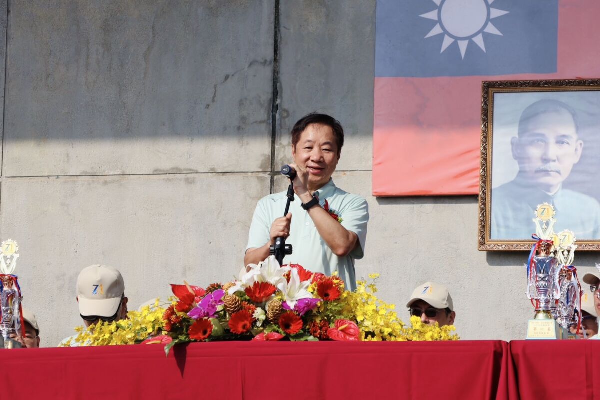 圖/校長張國恩致詞表示,楊瑞祥綜合活動大樓將成為師生運動、學習與備戰賽事的訓練場,支持選手爭取更好成績。(東海大學提供)