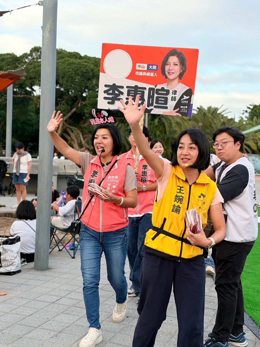 圖／小民參政歐巴桑聯盟參選人李惠暄緊追第八席
