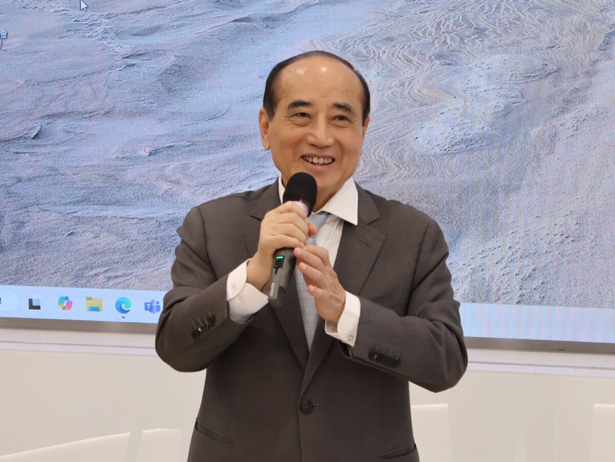 圖／前立法院長王金平擔任EMBA榮譽講座教授，分享公共治理與溝通協調視野。（東海大學提供）