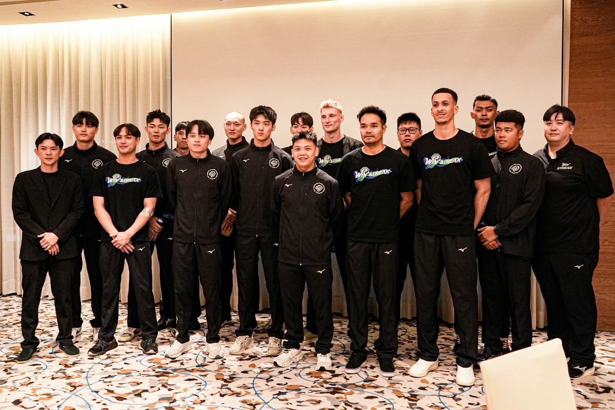 圖／臺中連莊以「One Goal, One Streak」迎接2026-27賽季，透過核心球員續留與新援加盟強化戰力，力拚隊史首座冠軍。(臺中連莊職業排球隊提供)